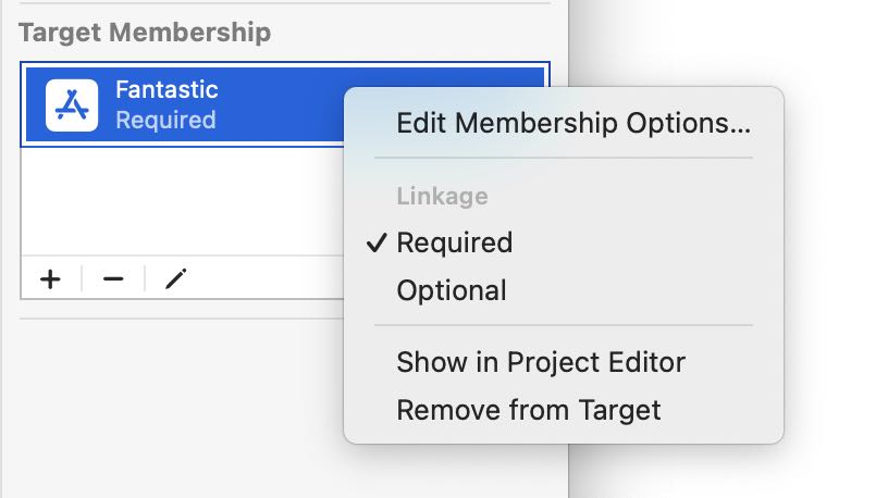 Weak-linking against the framework