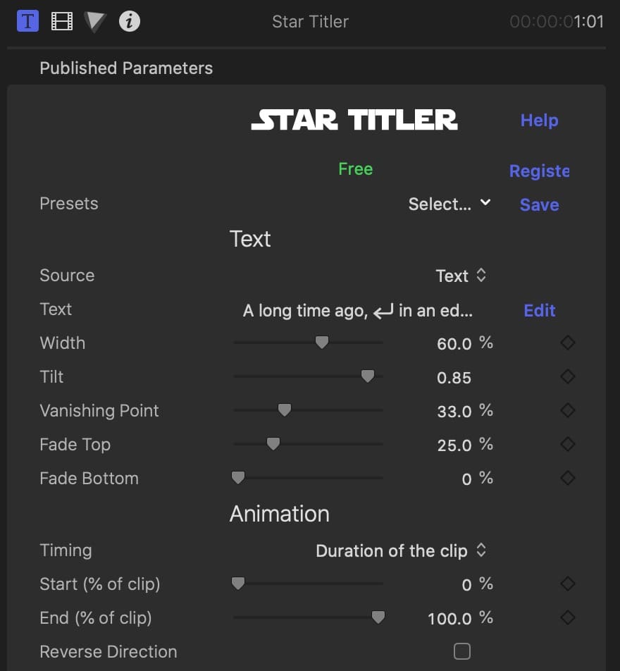 Star Titler for Final Cut Pro, Motion, Premiere Pro, After Effects